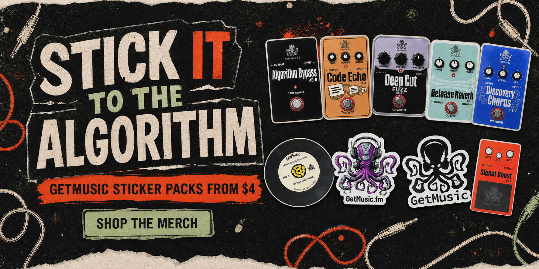 Shop GetMusic merch