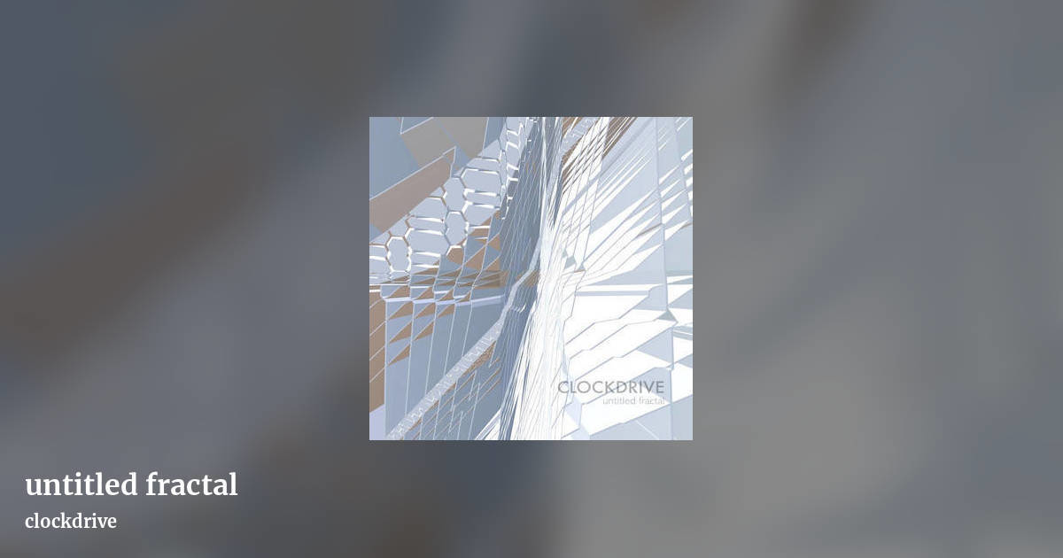 untitled fractal by clockdrive, landscape clean share image