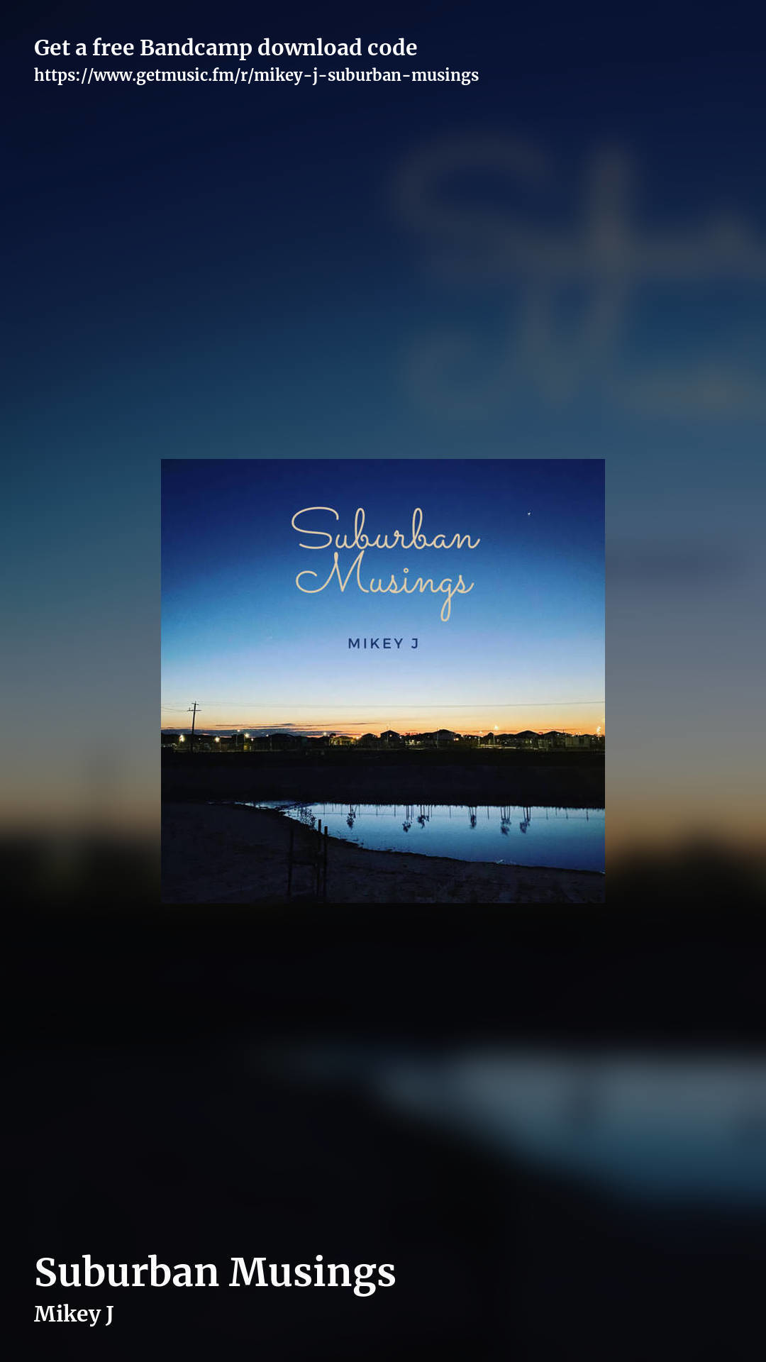 Suburban Musings by Mikey J, story promo share image