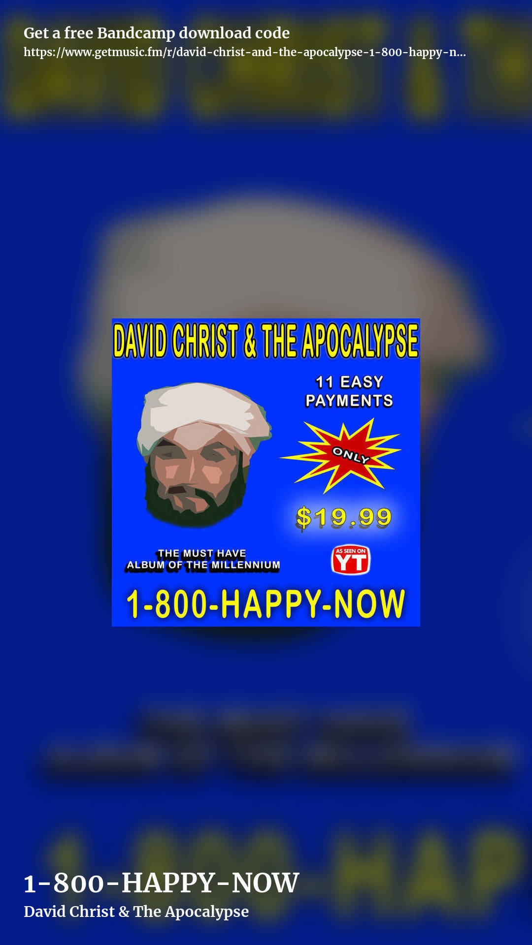 1-800-HAPPY-NOW by David Christ & The Apocalypse, story promo share image