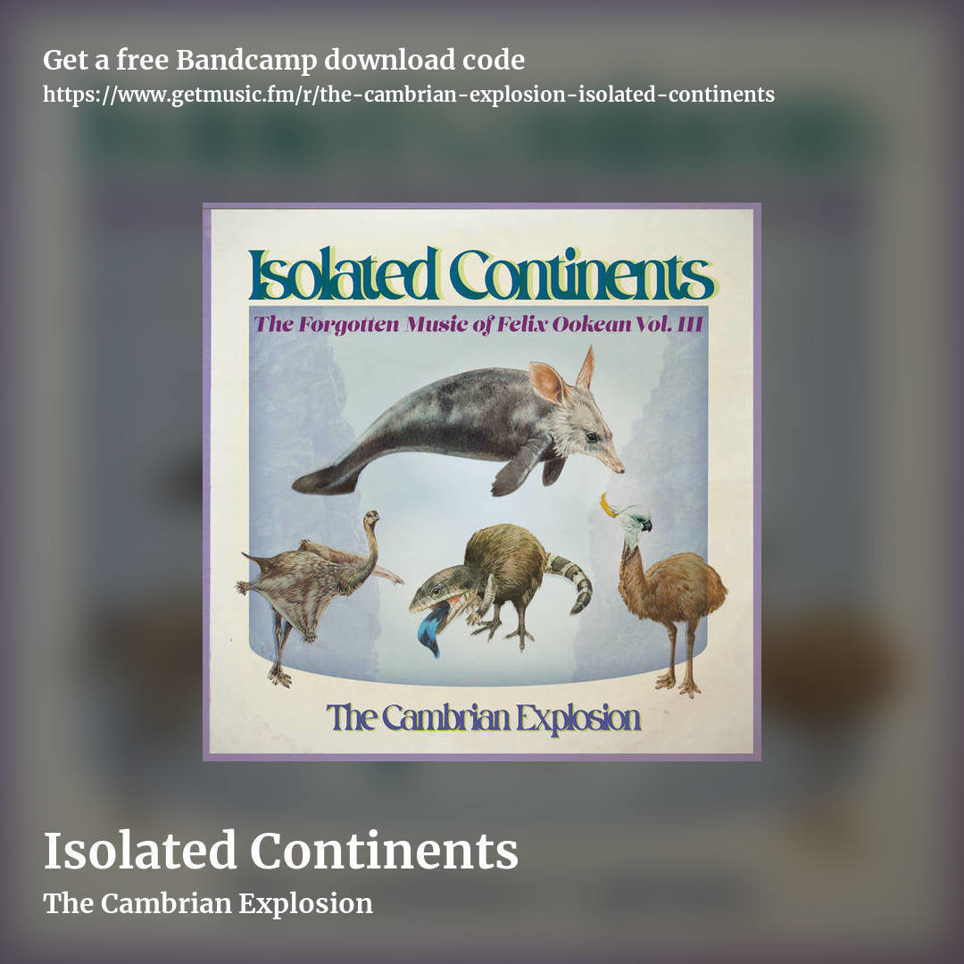 Isolated Continents by The Cambrian Explosion, square promo share image
