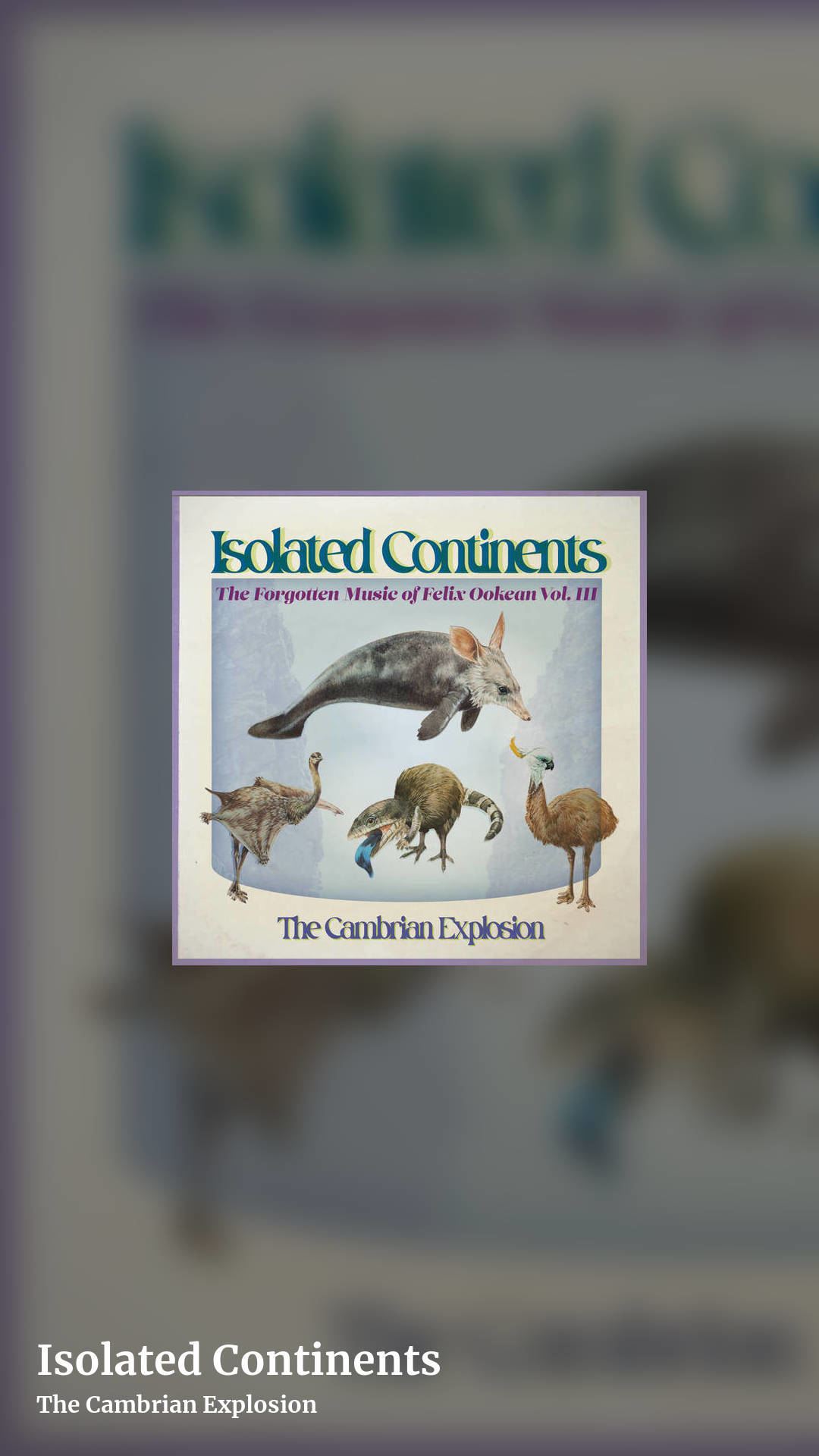 Isolated Continents by The Cambrian Explosion, story clean share image