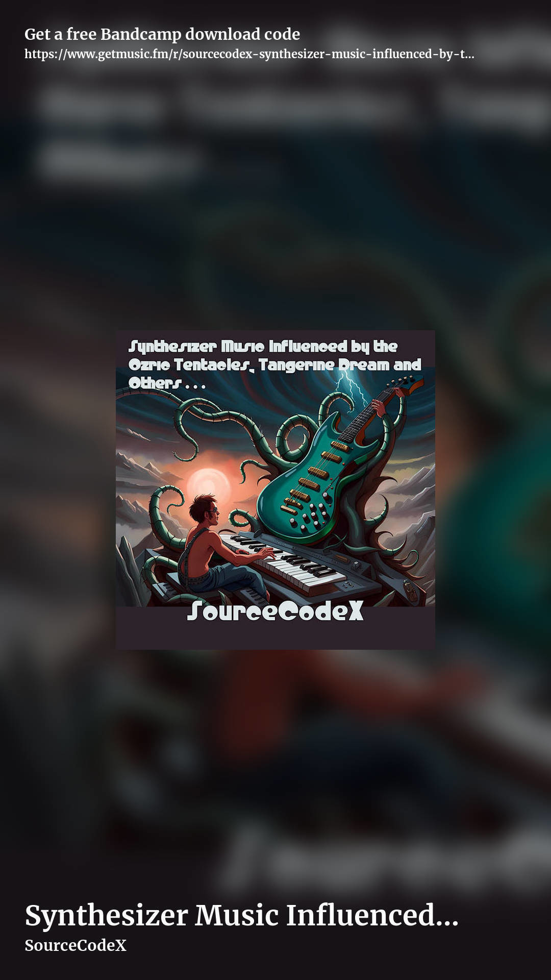 Synthesizer Music Influenced by the Ozric Tentacles, Tangerine Dream and Others . . . by SourceCodeX, story promo share image