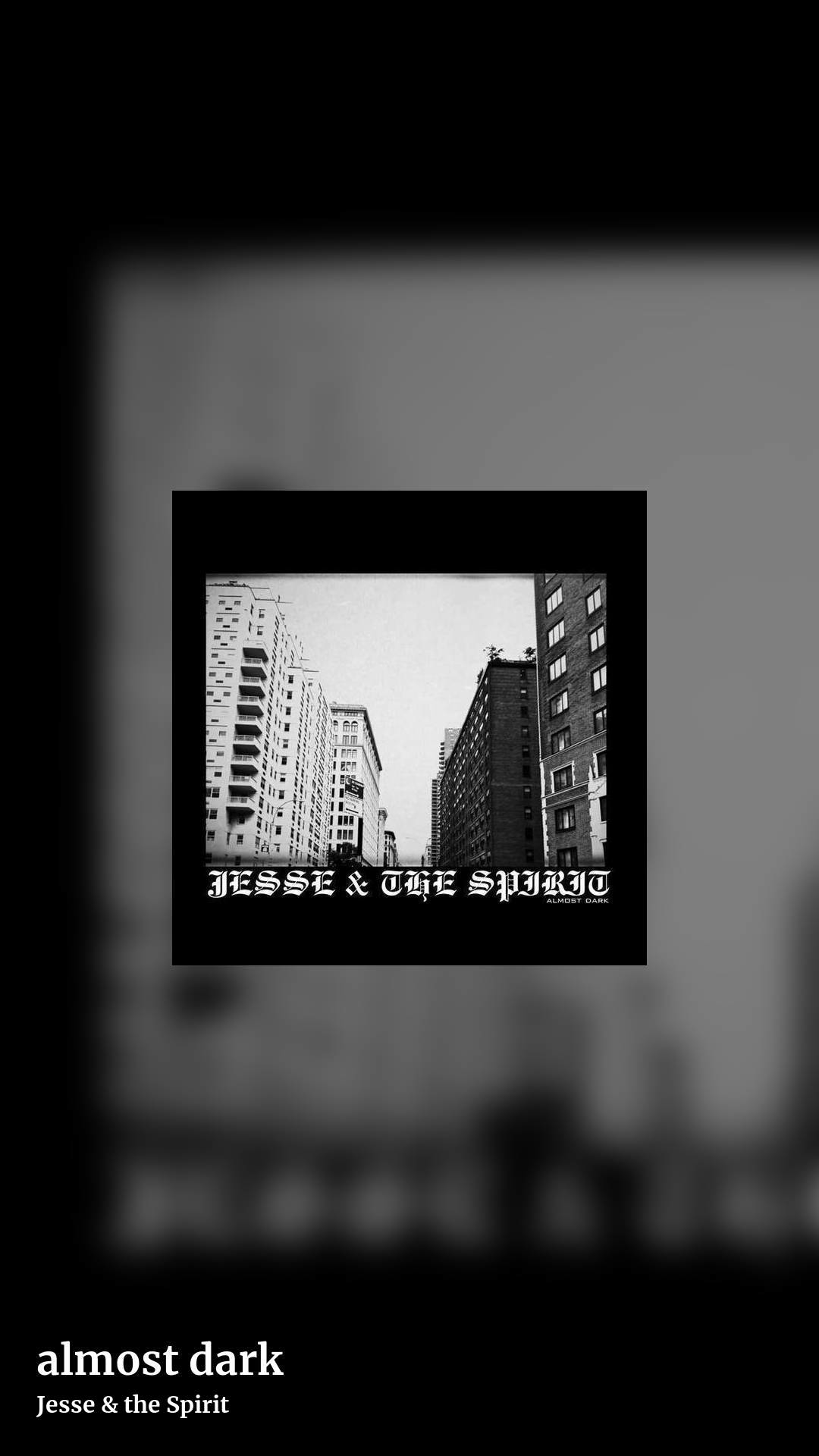 almost dark by Jesse & the Spirit, story clean share image