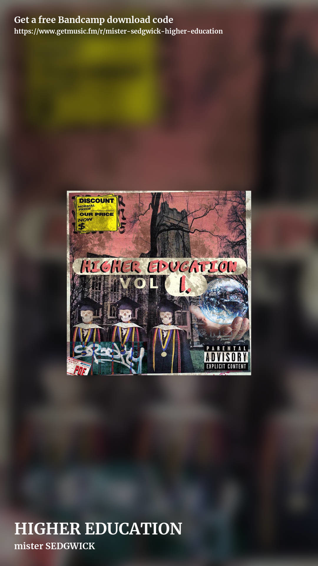 HIGHER EDUCATION by mister SEDGWICK, story promo share image