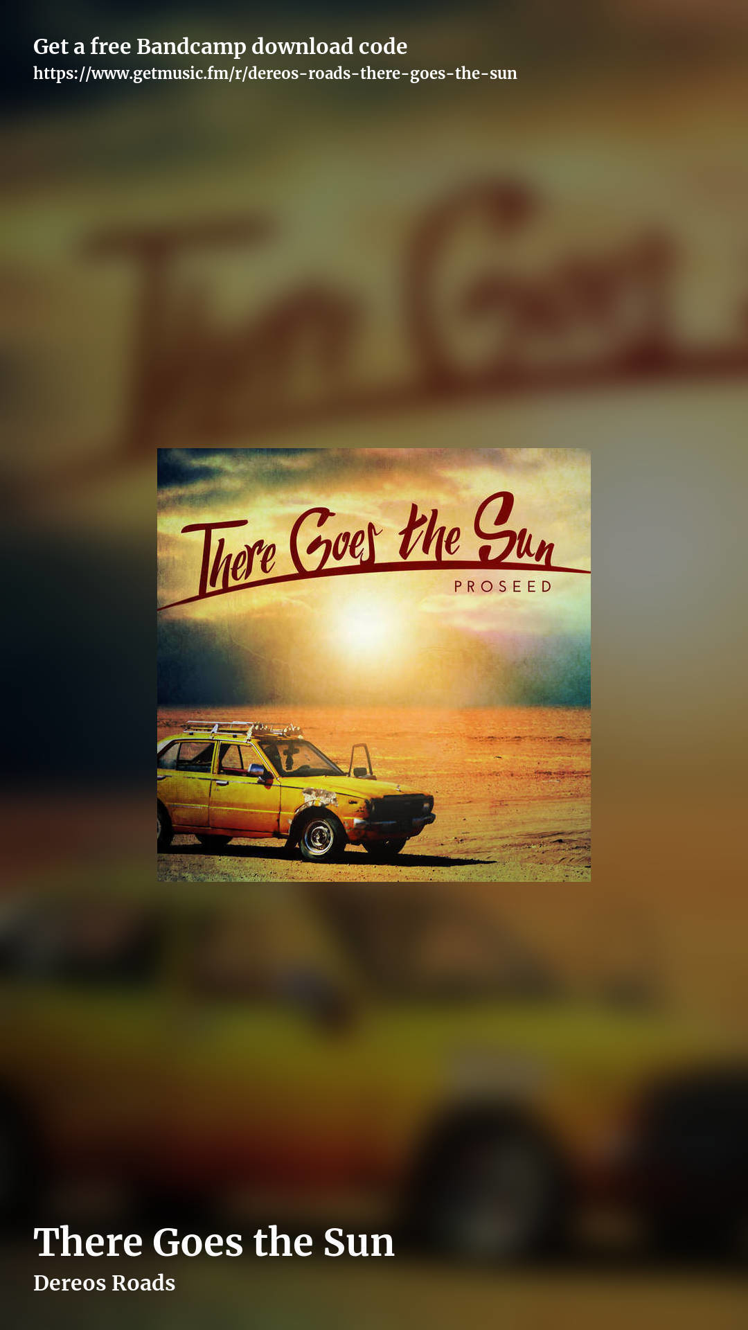 There Goes the Sun by Dereos Roads, story promo share image