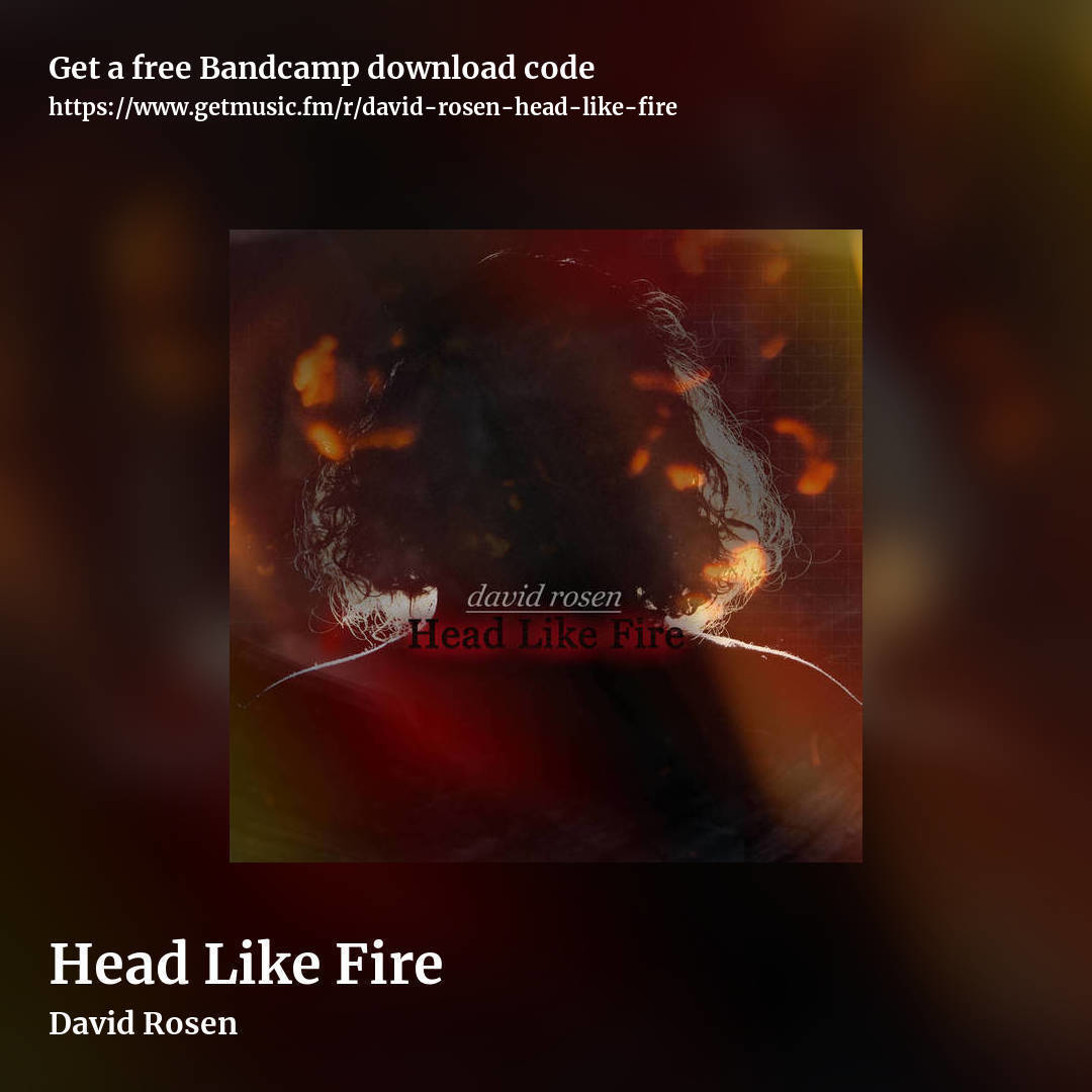 Head Like Fire by David Rosen, square promo share image
