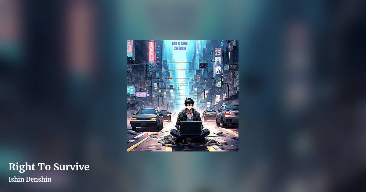 Right To Survive by Ishin Denshin, landscape clean share image