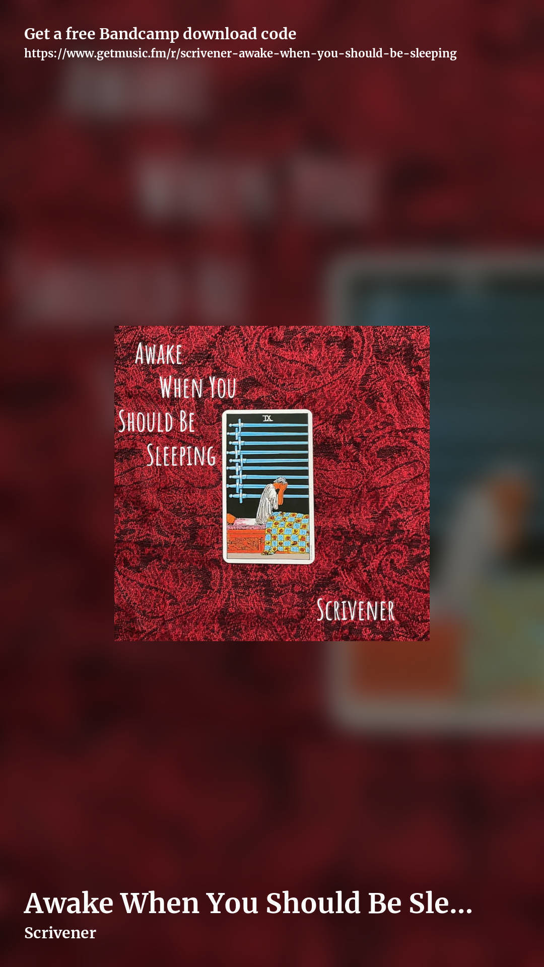 Awake When You Should Be Sleeping by Scrivener, story promo share image