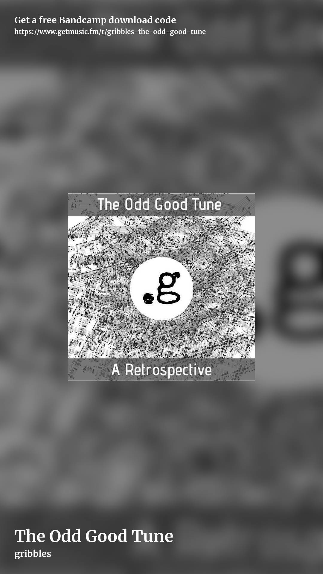 The Odd Good Tune by gribbles, story promo share image