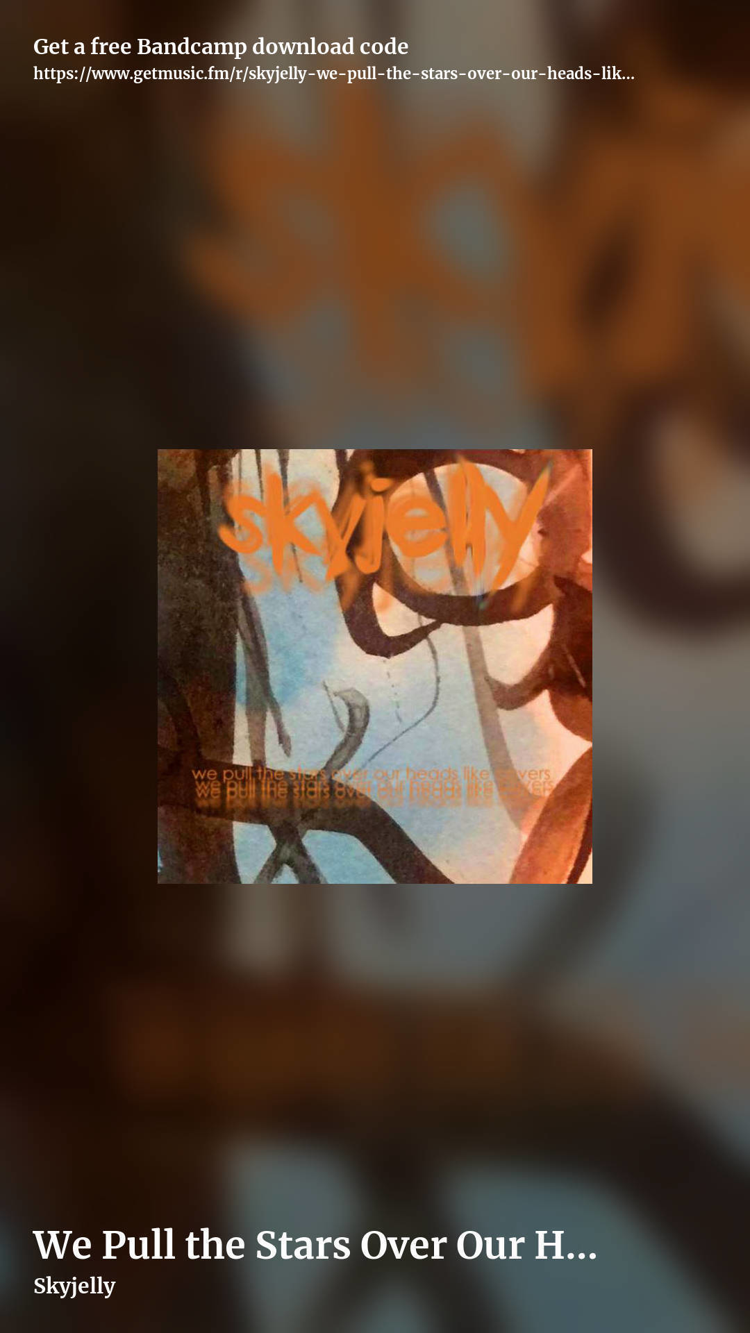 We Pull the Stars Over Our Heads Like Covers by Skyjelly, story promo share image