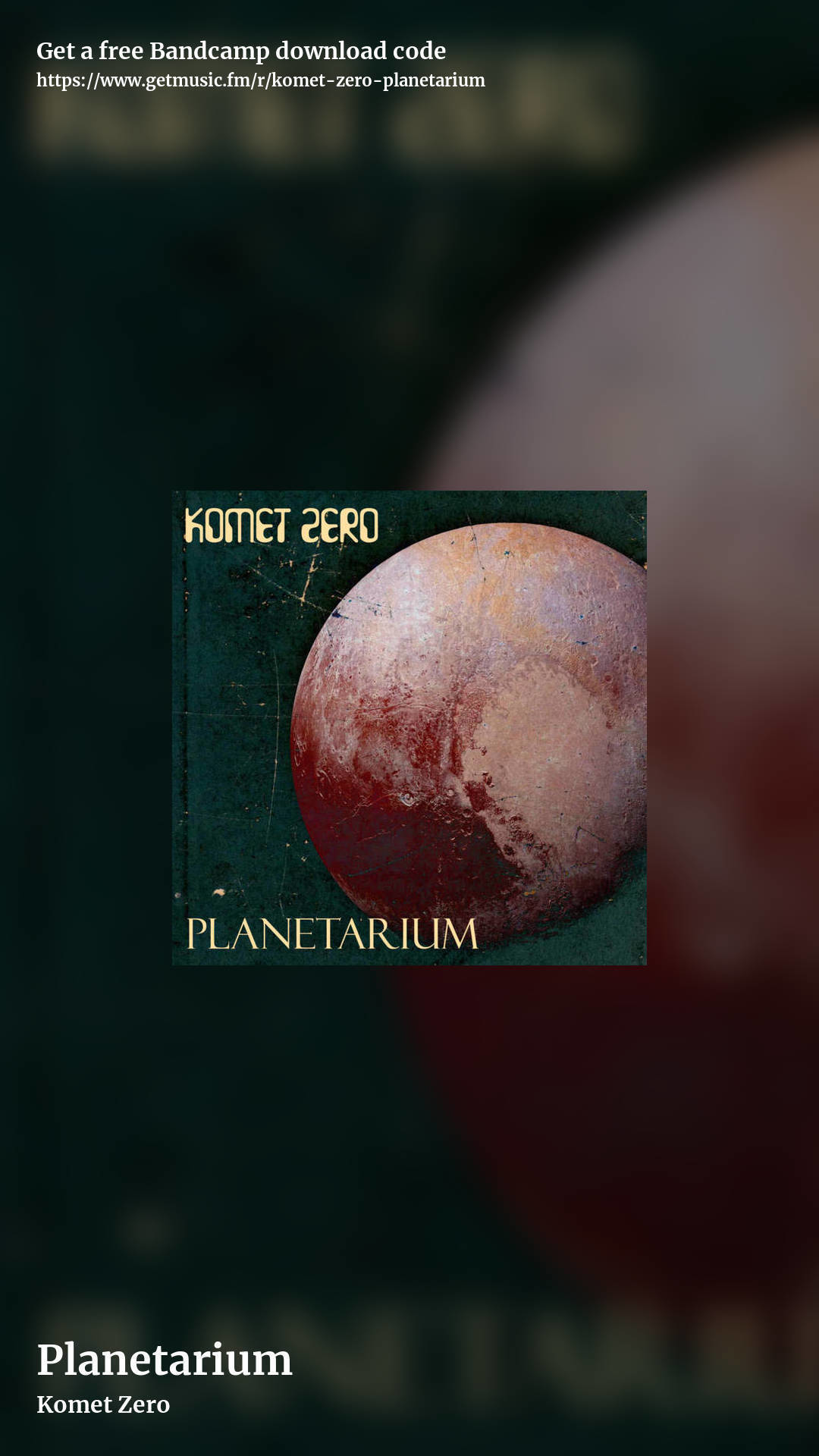 Planetarium by Komet Zero, story promo share image