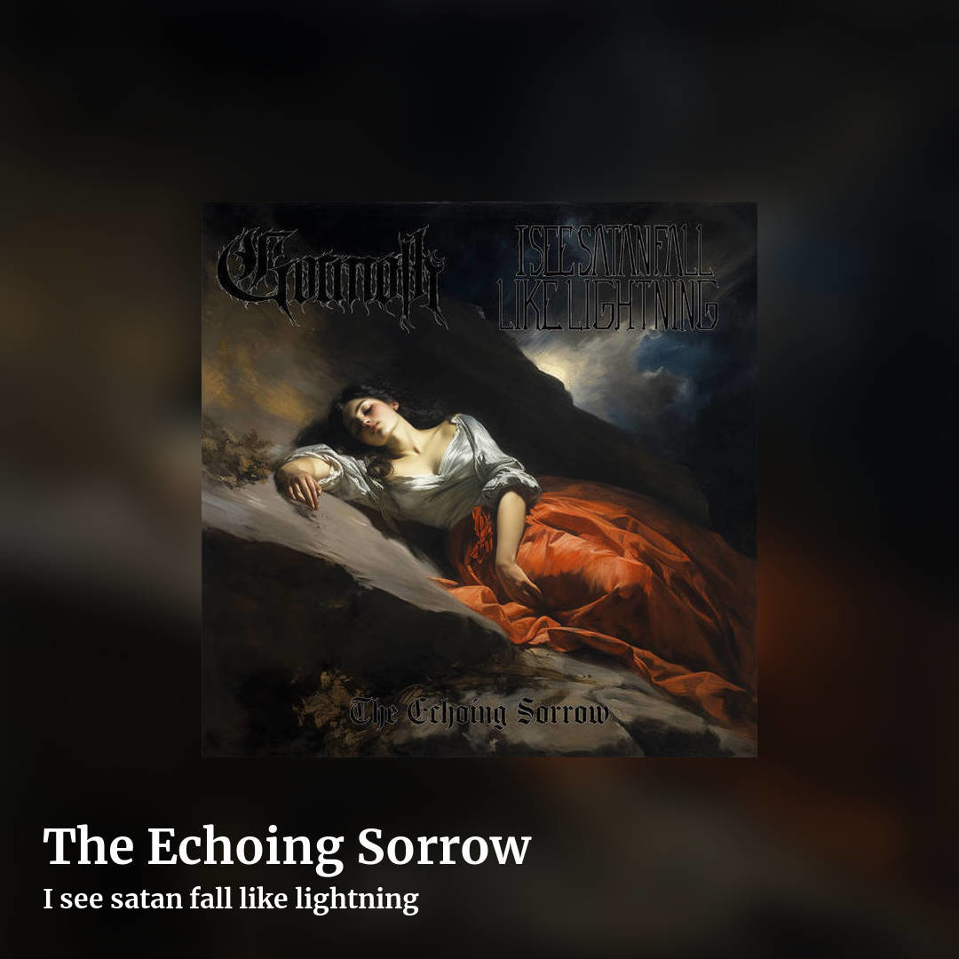 The Echoing Sorrow by I see satan fall like lightning, square clean share image