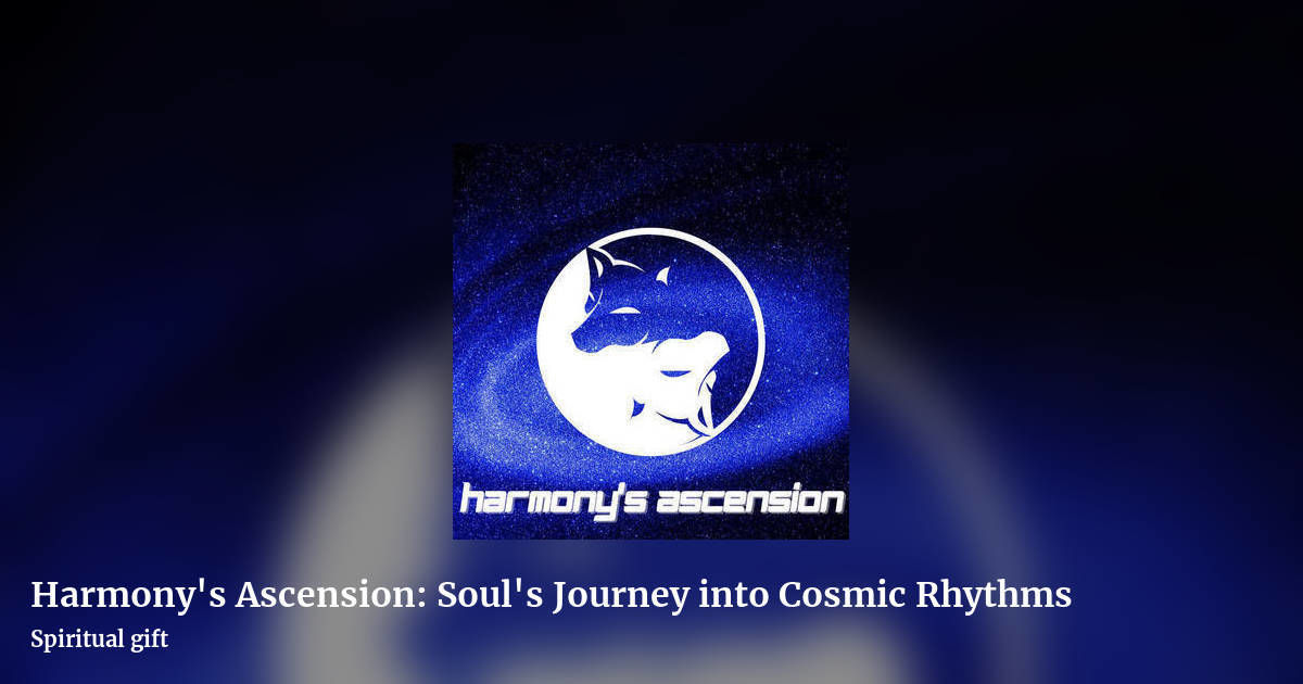 Harmony's Ascension: Soul's Journey into Cosmic Rhythms by Spiritual gift, landscape clean share image