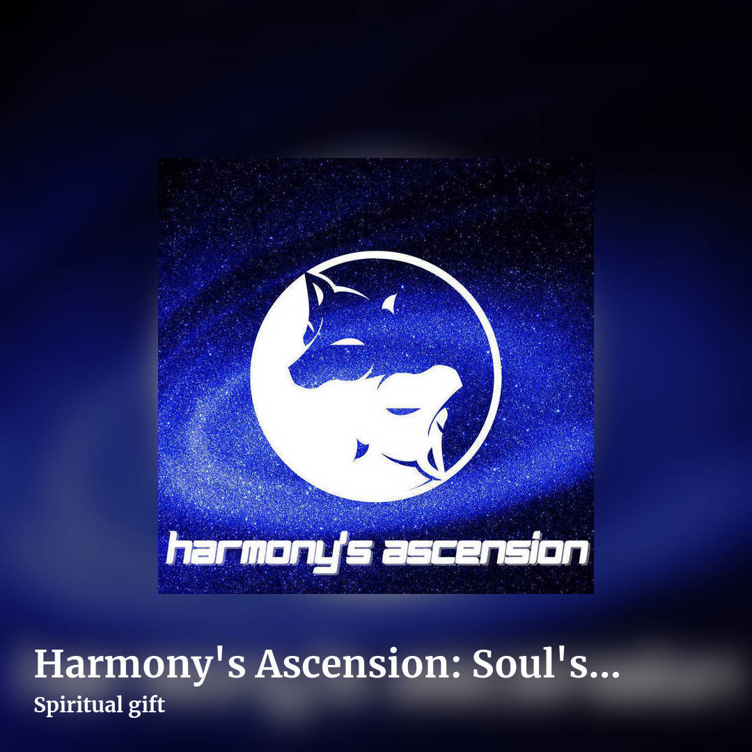 Harmony's Ascension: Soul's Journey into Cosmic Rhythms by Spiritual gift, square clean share image