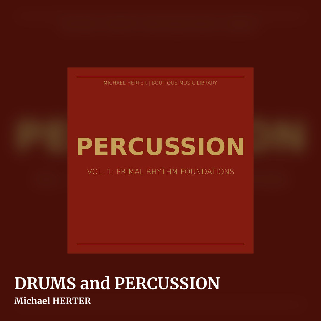DRUMS and PERCUSSION by Michael HERTER, square clean share image