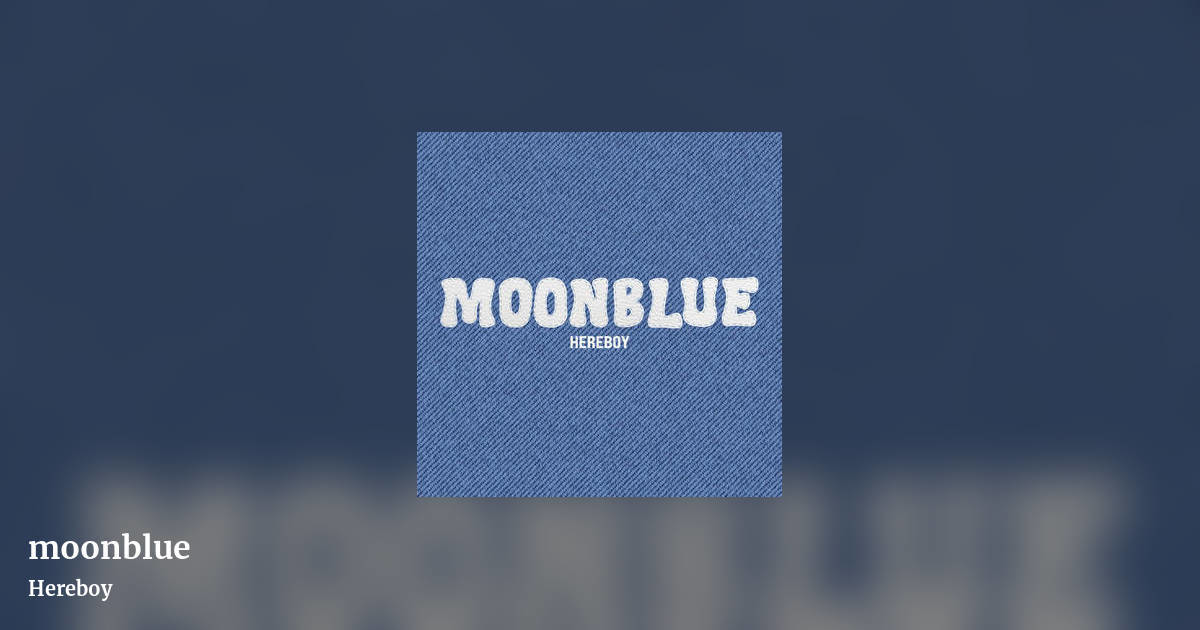 moonblue by Hereboy, landscape clean share image