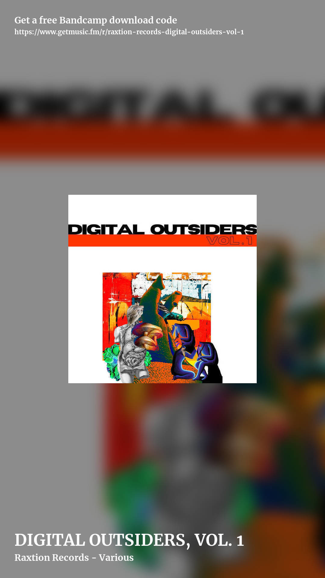 DIGITAL OUTSIDERS, VOL. 1 by Raxtion Records - Various, story promo share image