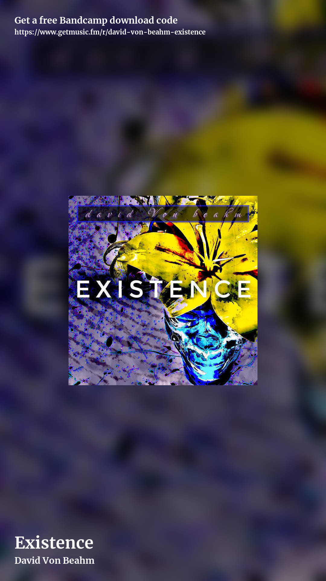 Existence by David Von Beahm, story promo share image
