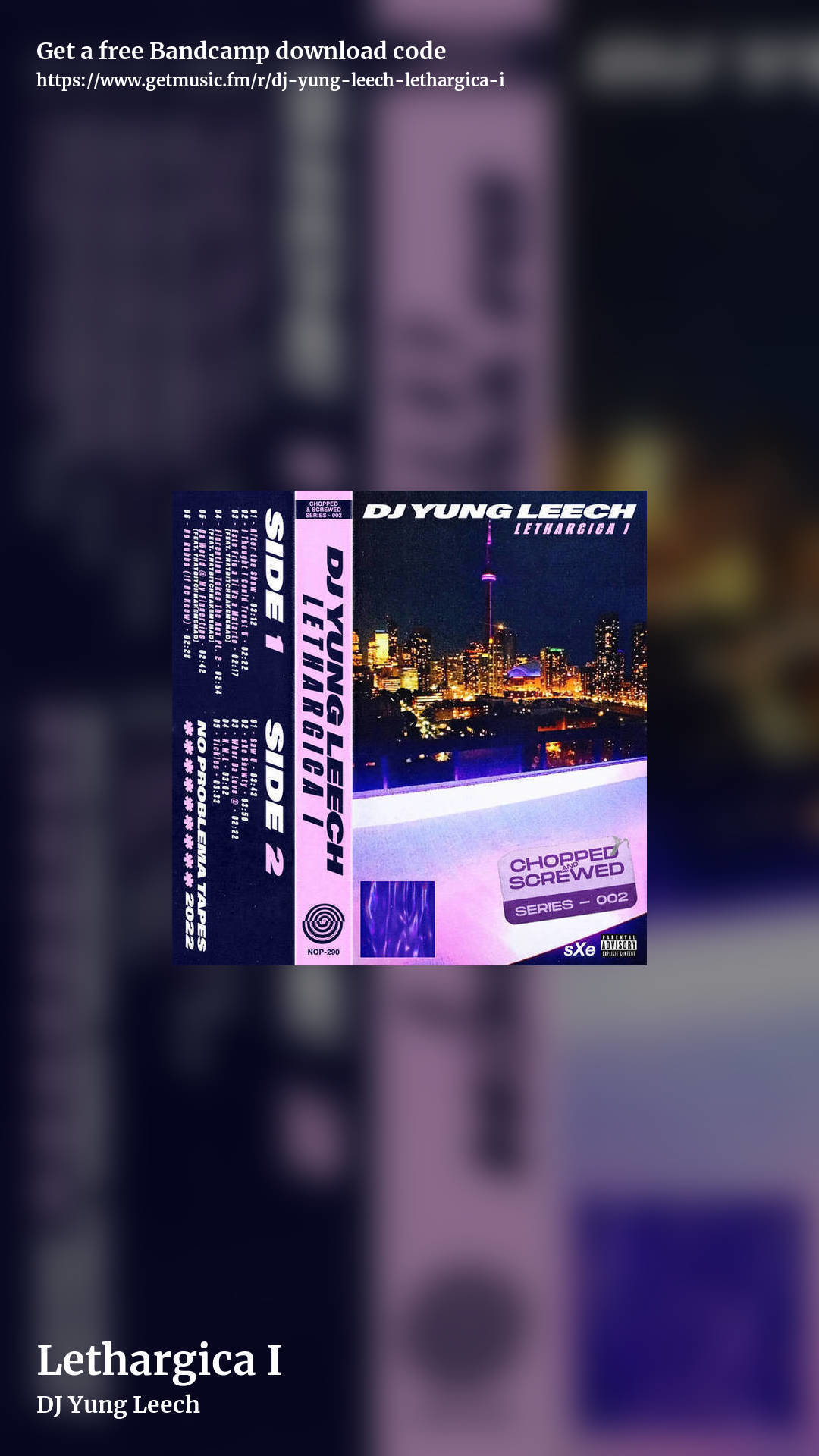 Lethargica I by DJ Yung Leech, story promo share image