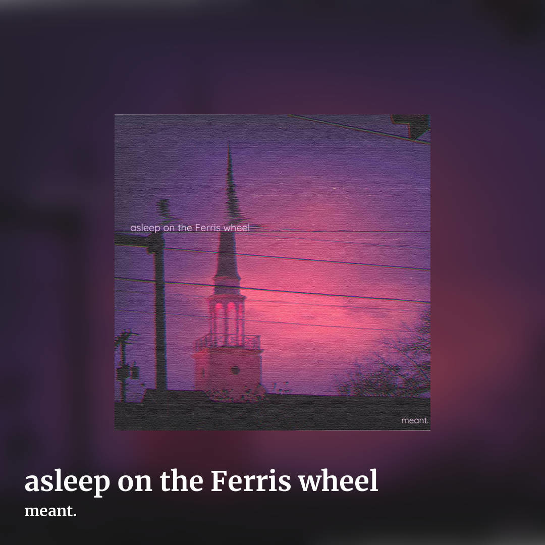 asleep on the Ferris wheel by meant., square clean share image