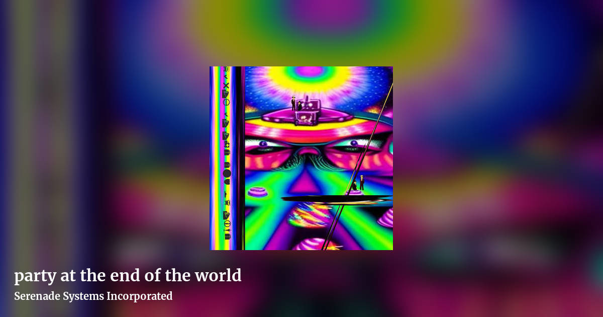 party at the end of the world by Serenade Systems Incorporated, landscape clean share image