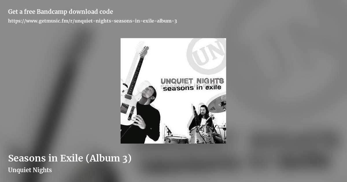 Seasons in Exile (Album 3) by Unquiet Nights, landscape promo share image