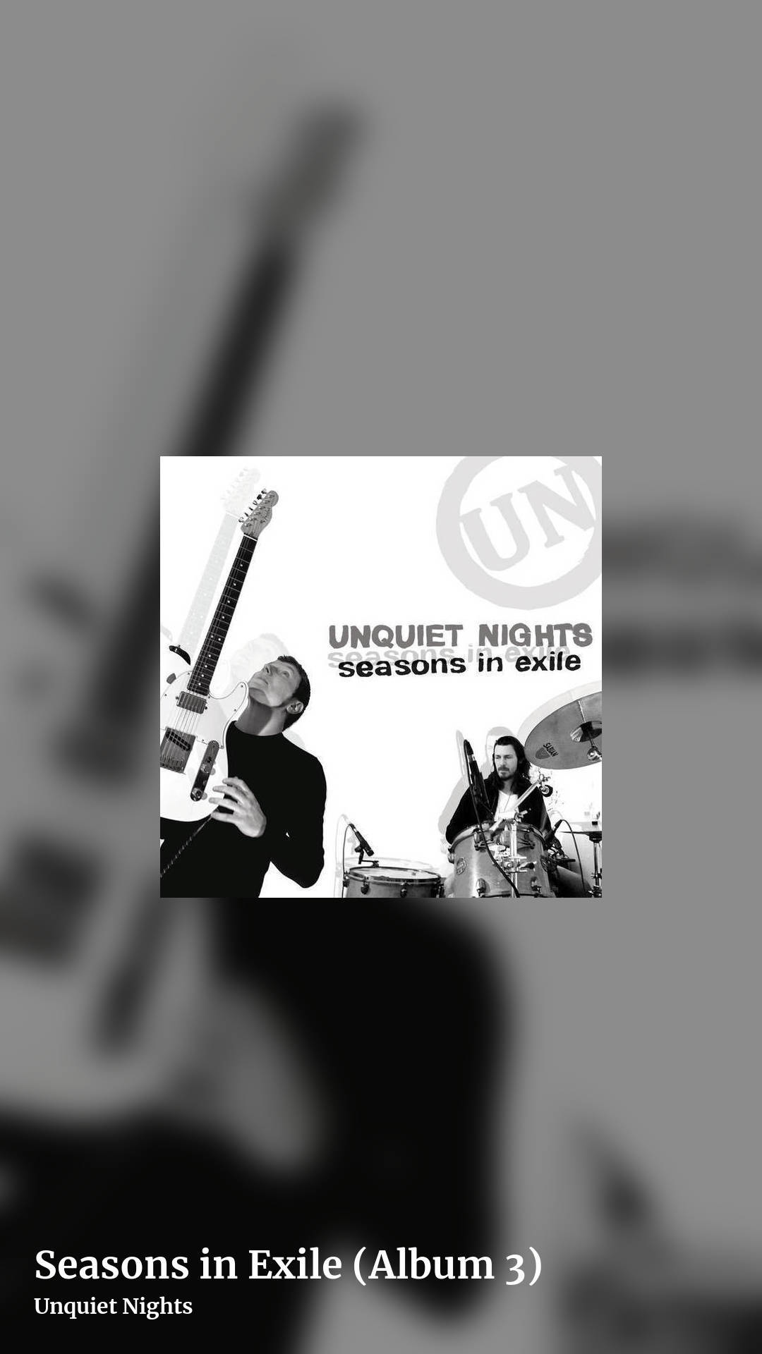 Seasons in Exile (Album 3) by Unquiet Nights, story clean share image