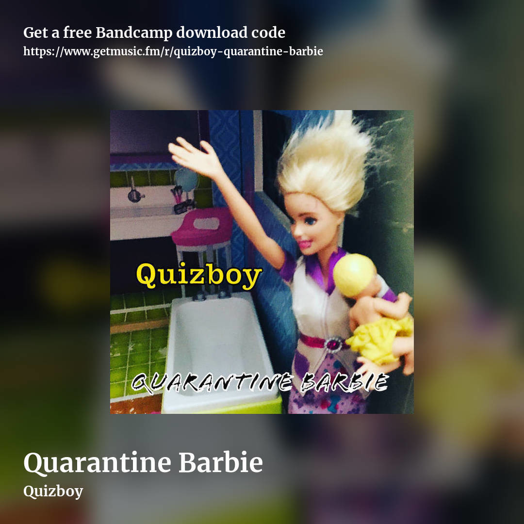 Quarantine Barbie by Quizboy, square promo share image