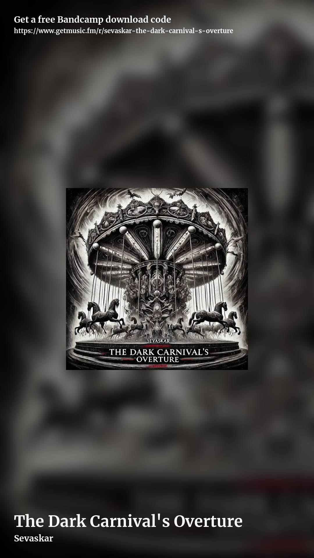 The Dark Carnival's Overture by Sevaskar, story promo share image