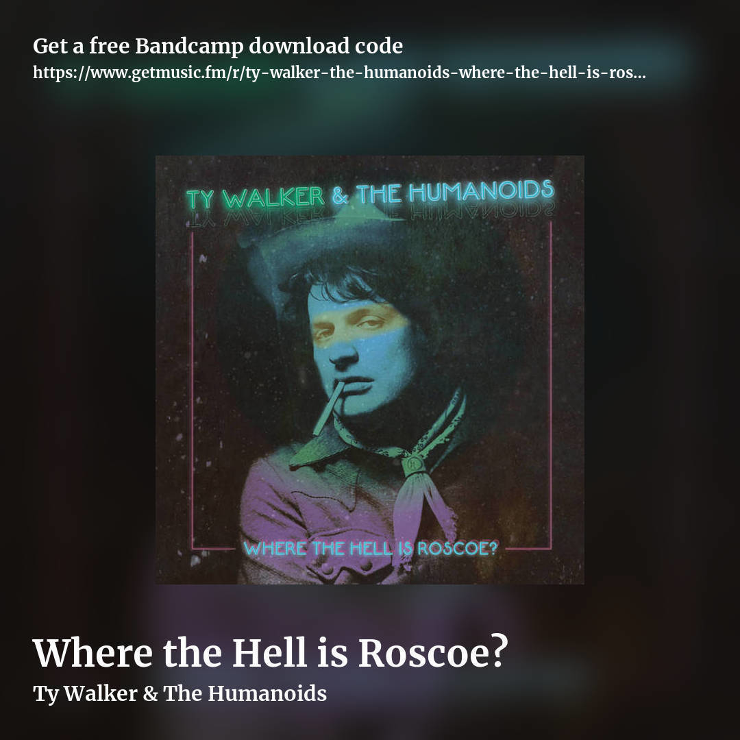 Where the Hell is Roscoe? by Ty Walker & The Humanoids, square promo share image
