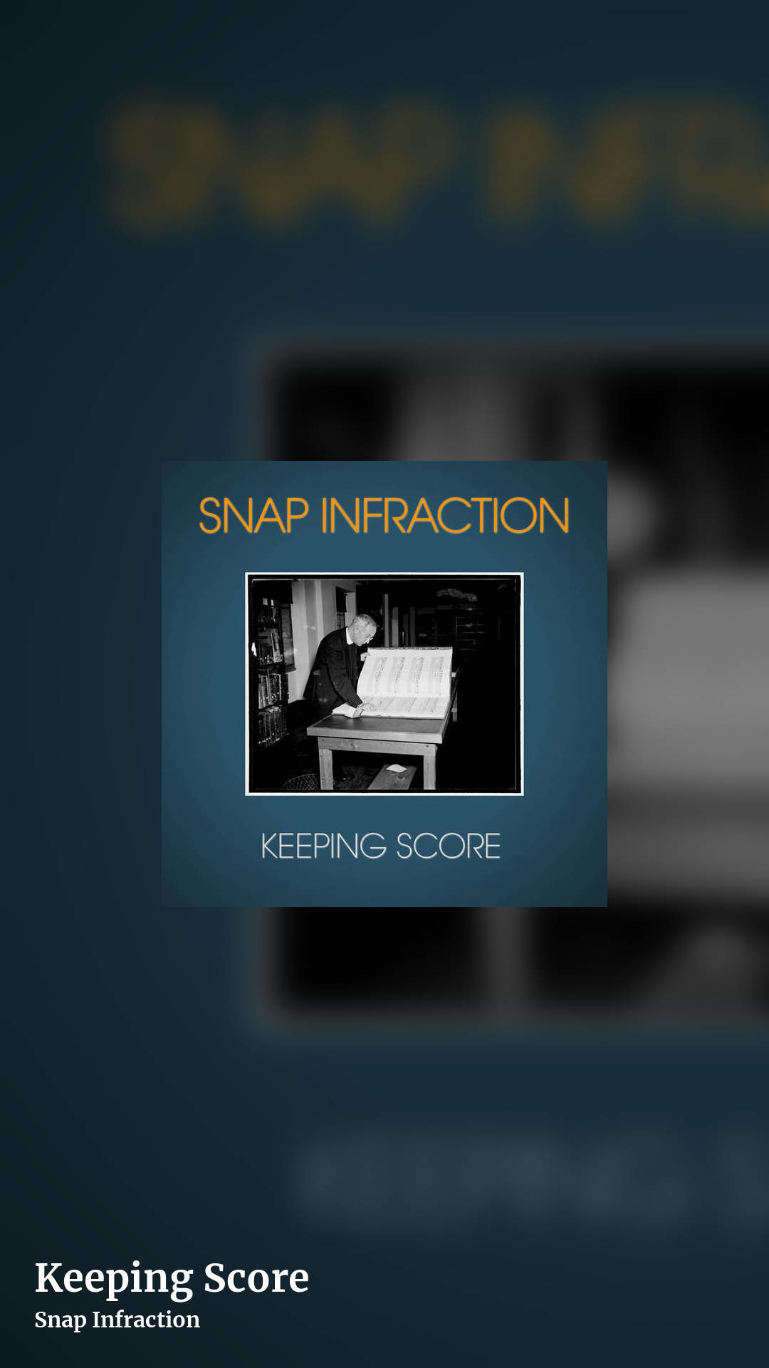 Keeping Score by Snap Infraction, story clean share image