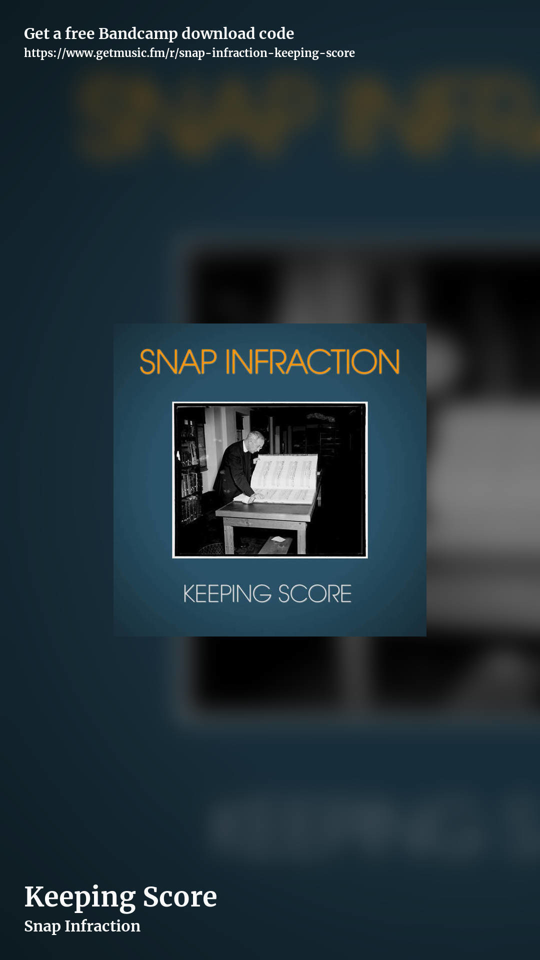 Keeping Score by Snap Infraction, story promo share image