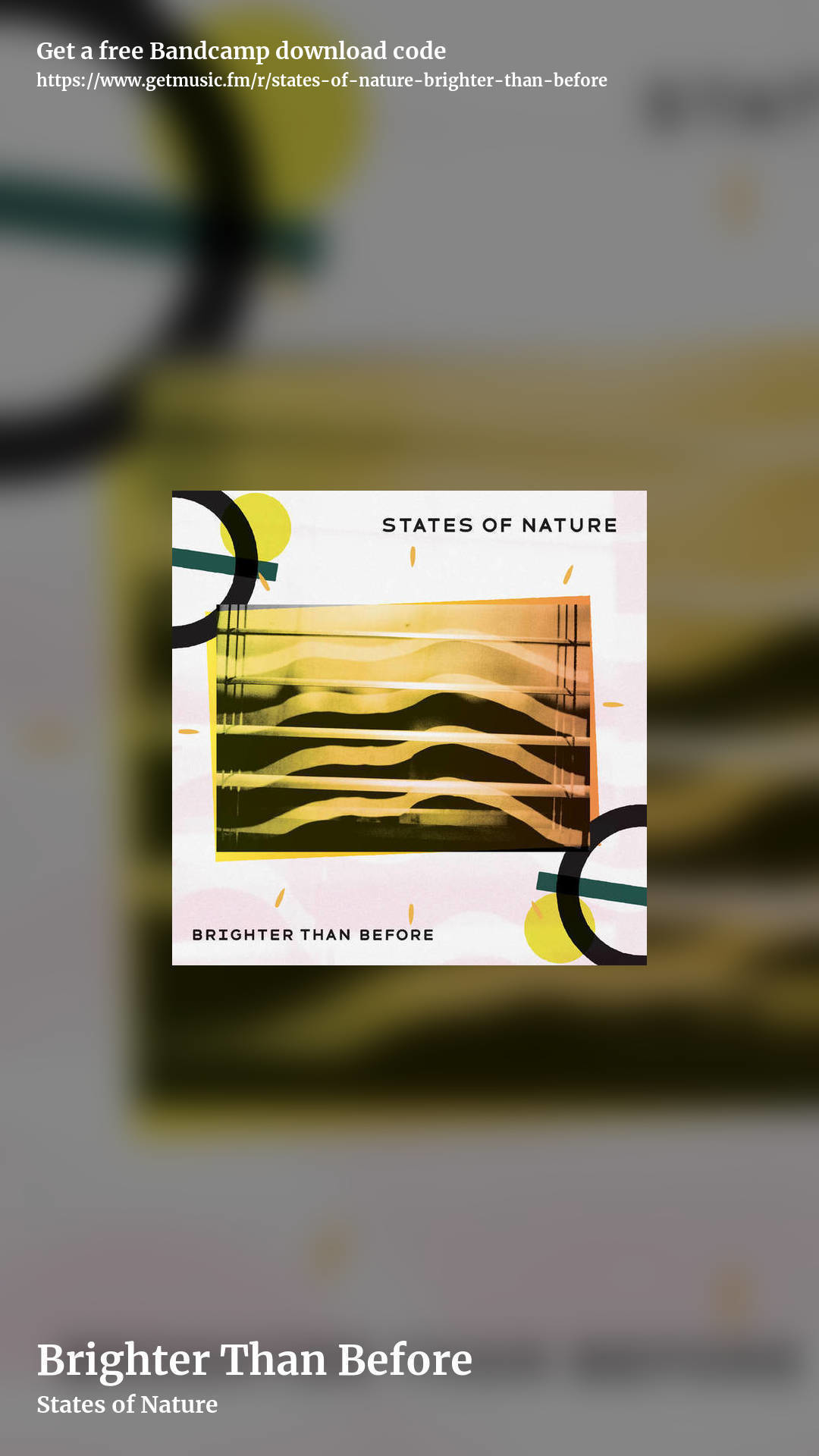 Brighter Than Before by States of Nature, story promo share image