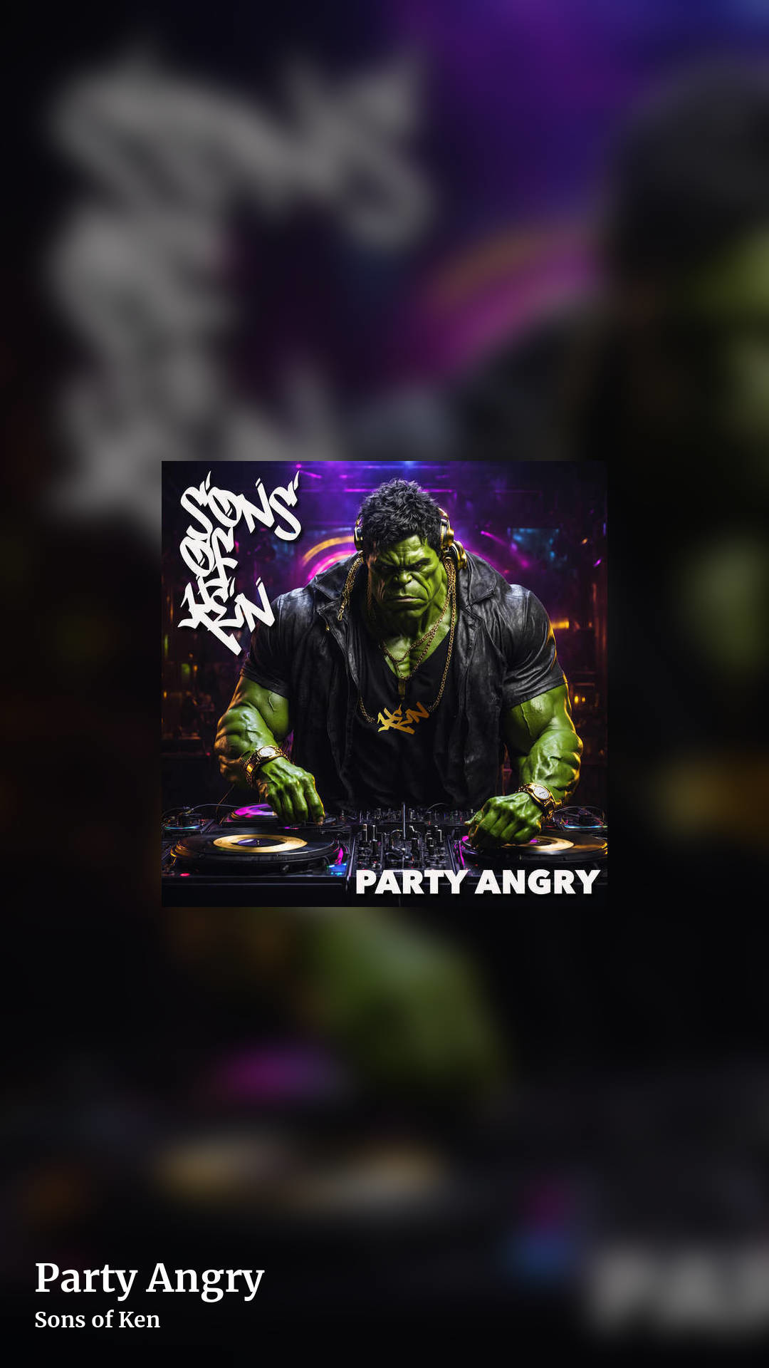 Party Angry by Sons of Ken, story clean share image
