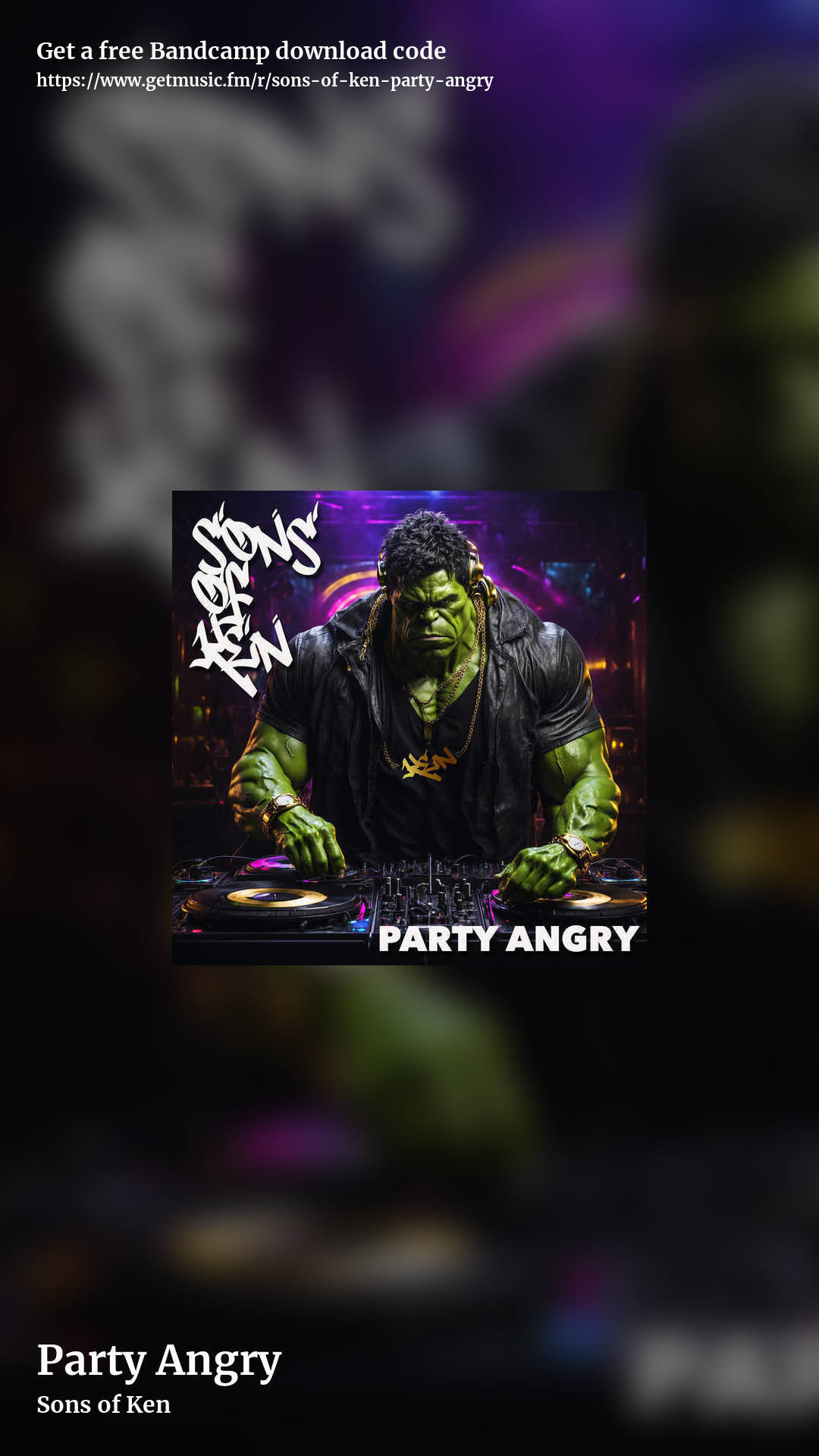 Party Angry by Sons of Ken, story promo share image