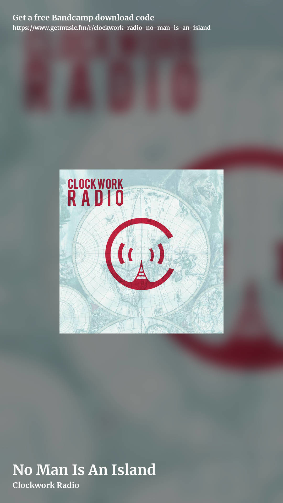 No Man Is An Island by Clockwork Radio, story promo share image