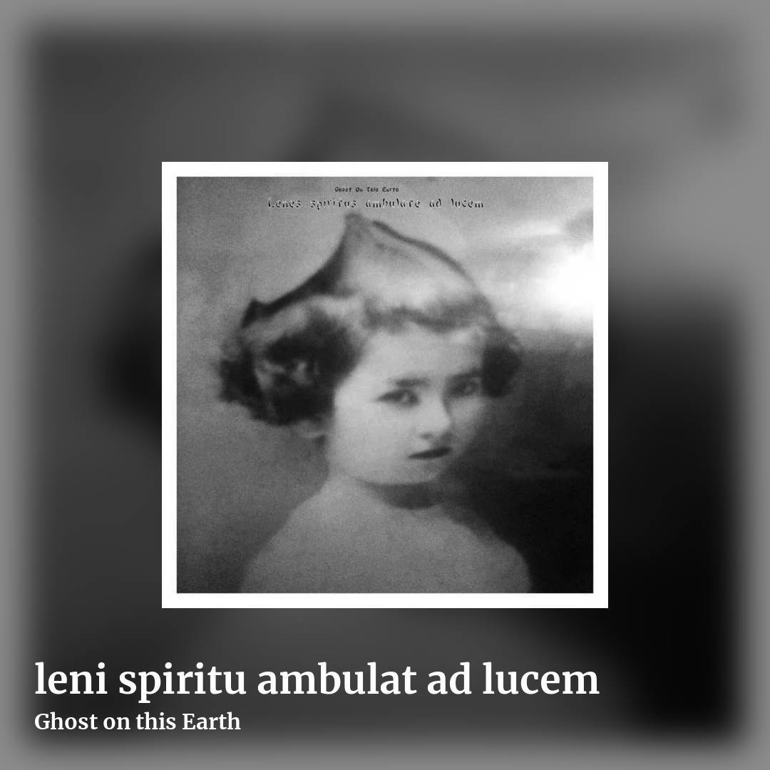 leni spiritu ambulat ad lucem by Ghost on this Earth, square clean share image