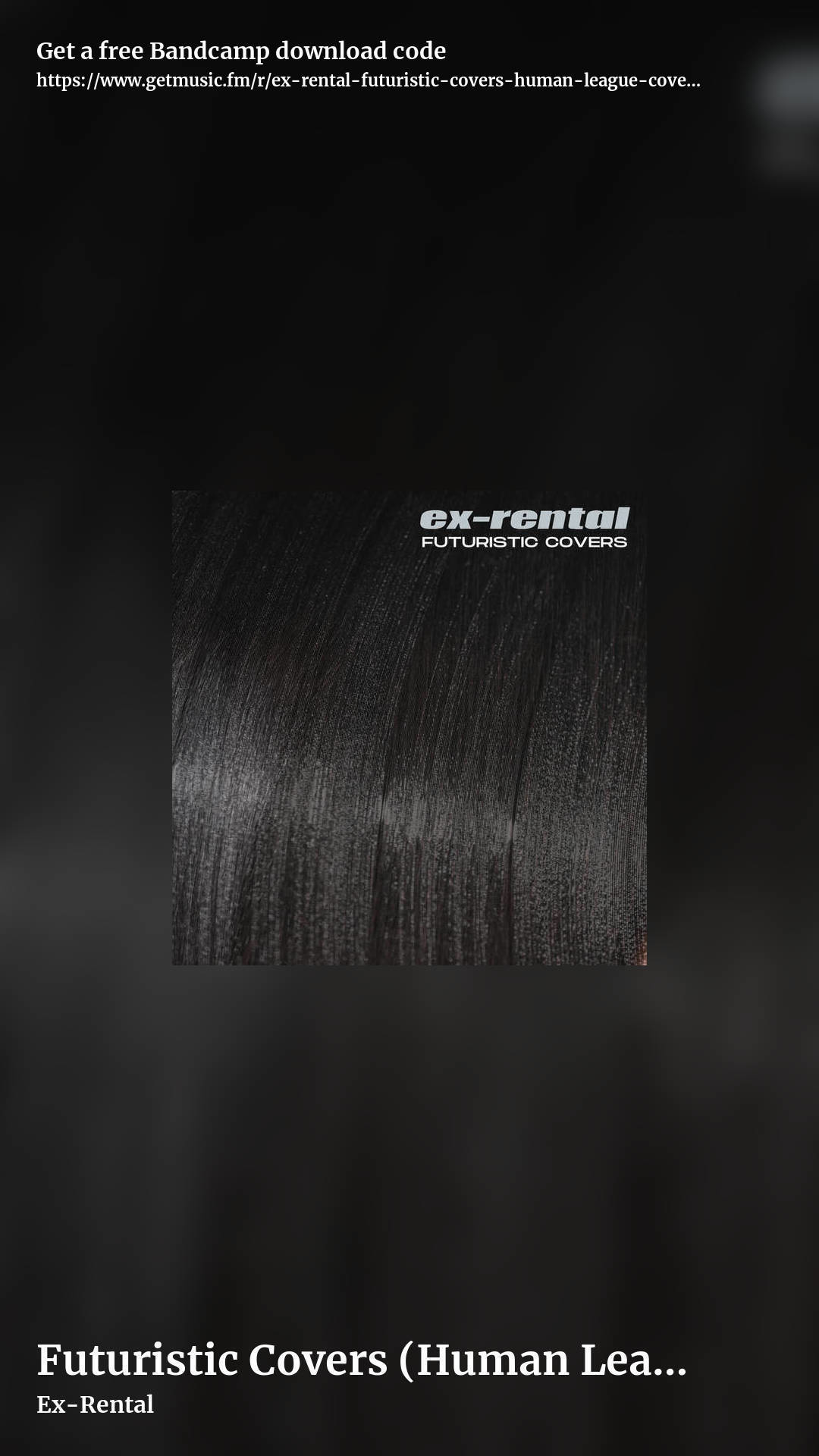 Futuristic Covers (Human League cover versions) by Ex-Rental, story promo share image