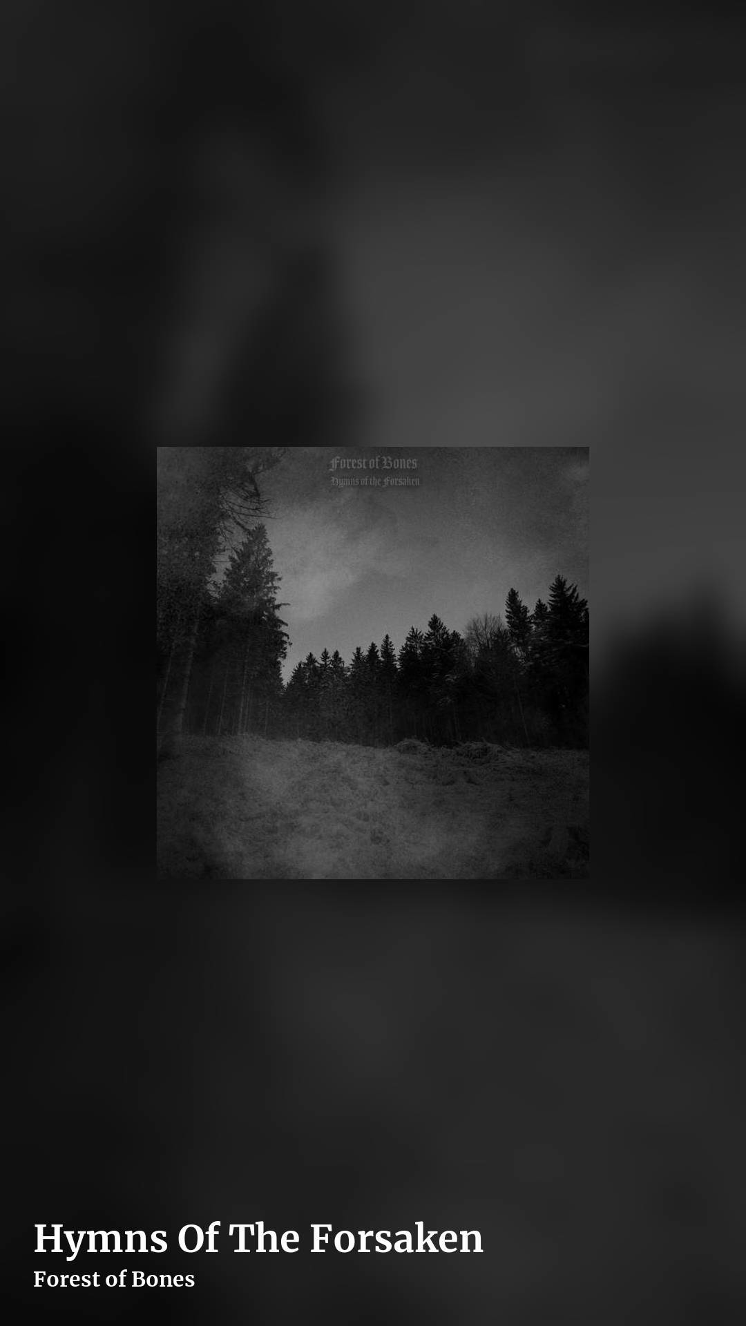 Hymns Of The Forsaken by Forest of Bones, story clean share image