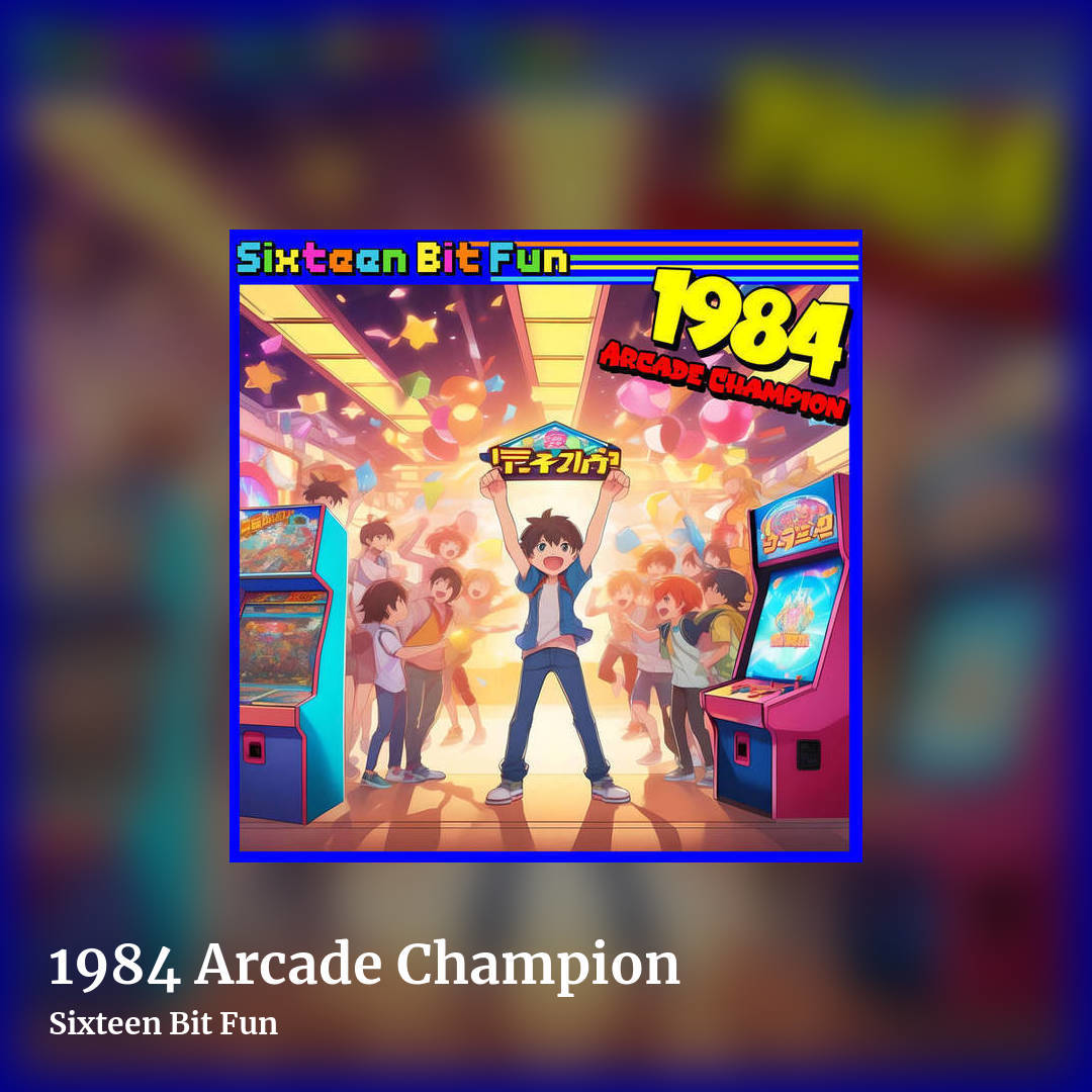 1984 Arcade Champion by Sixteen Bit Fun, square clean share image