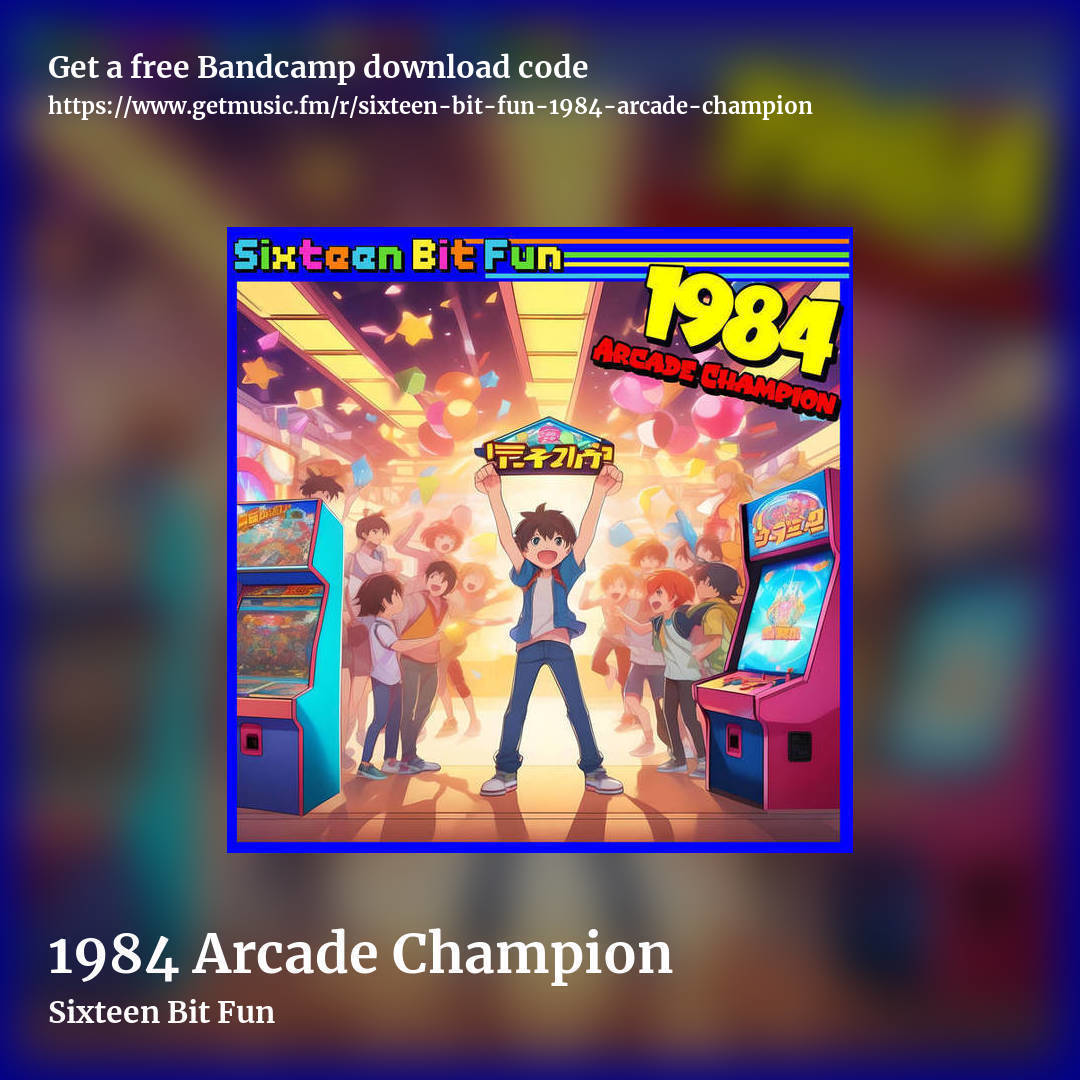 1984 Arcade Champion by Sixteen Bit Fun, square promo share image