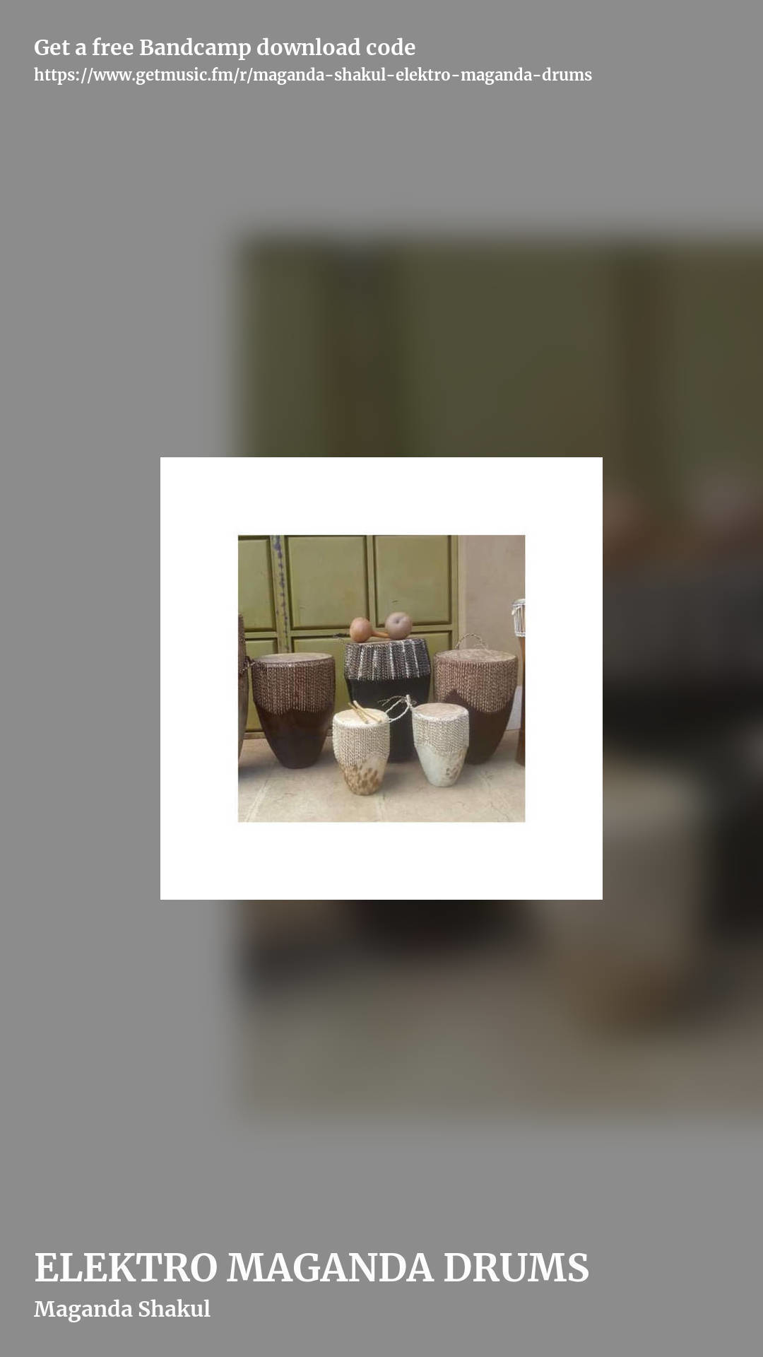 ELEKTRO MAGANDA DRUMS by Maganda Shakul, story promo share image
