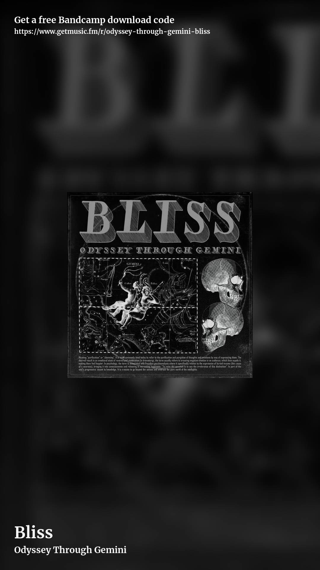 Bliss by Odyssey Through Gemini, story promo share image