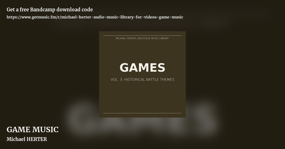 GAME MUSIC by Michael HERTER, landscape promo share image