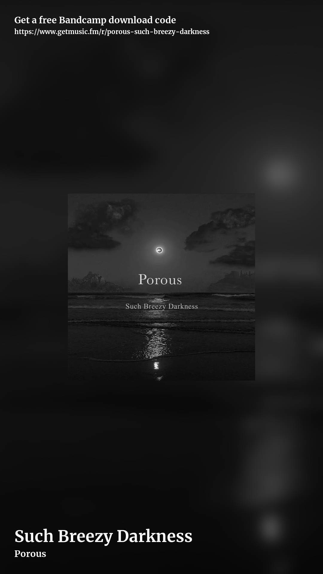Such Breezy Darkness by Porous, story promo share image