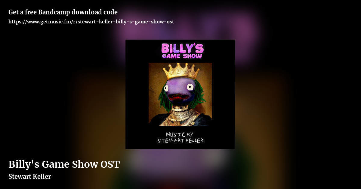Billy's Game Show OST by Stewart Keller, landscape promo share image