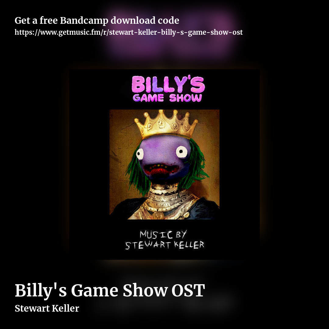 Billy's Game Show OST by Stewart Keller, square promo share image