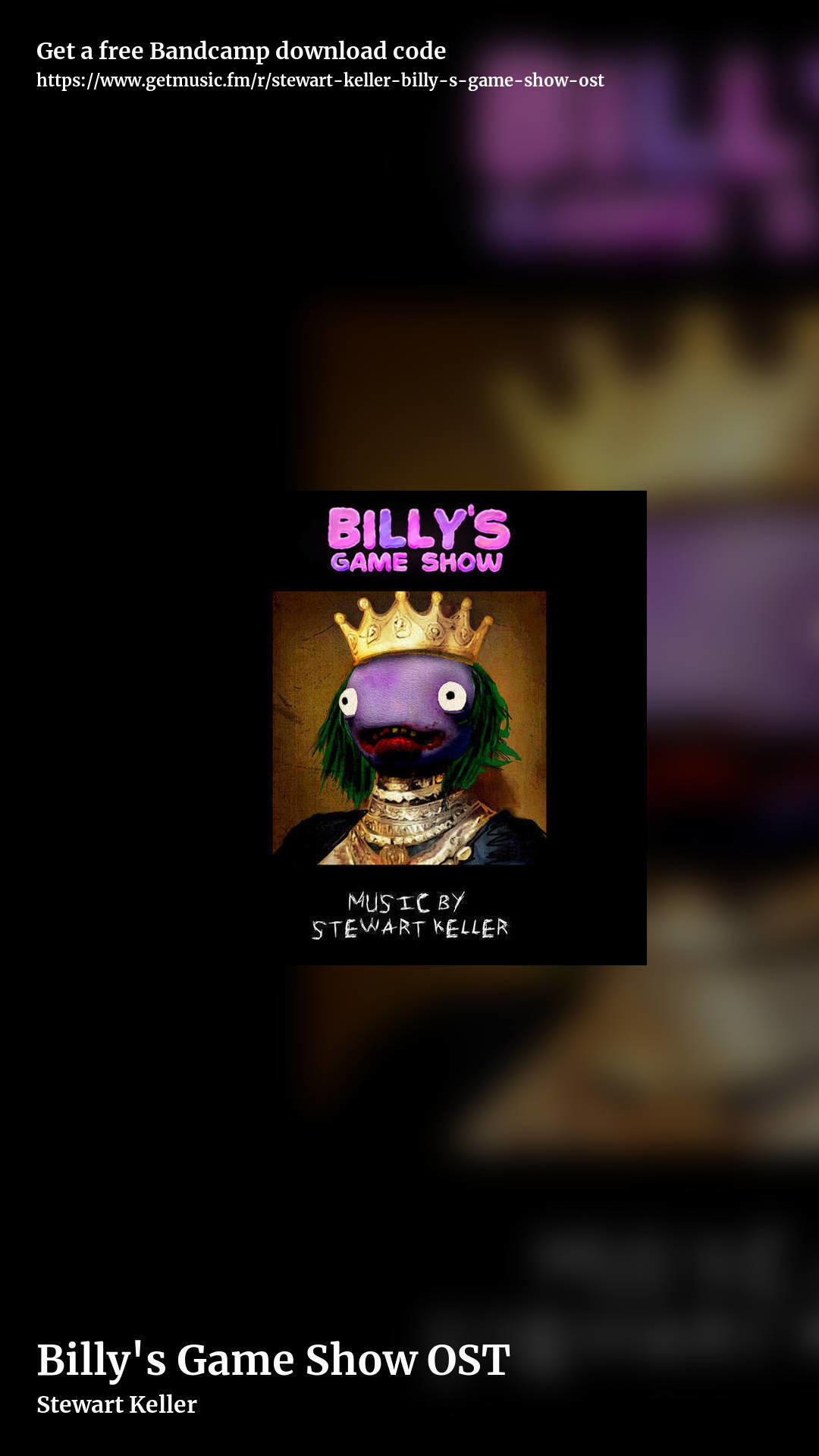 Billy's Game Show OST by Stewart Keller, story promo share image