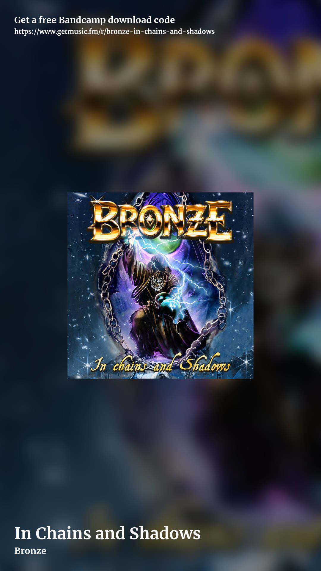 In Chains and Shadows by Bronze, story promo share image